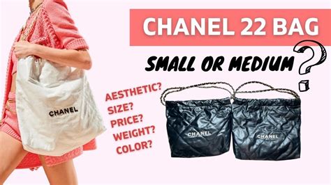 chanel 22 sizes comparison|chanel 22 bag meaning.